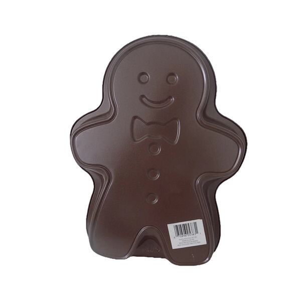 WILTON Gingerbread Man Boy Pan Cake Cookie Christmas Baking Non-Stick NEW - Picture 4 of 4